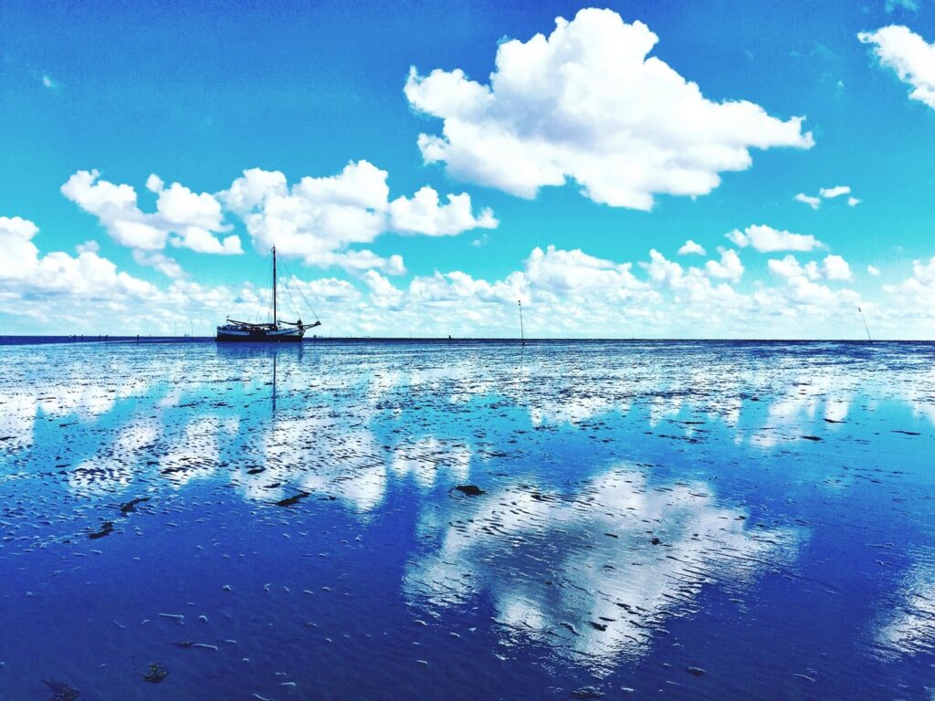 Touchdown op de Waddenzee