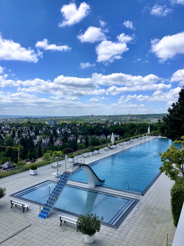 Het water van Wiesbaden