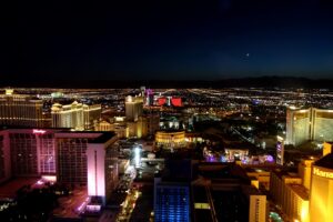 las vegas by night vanuit reuzenrad