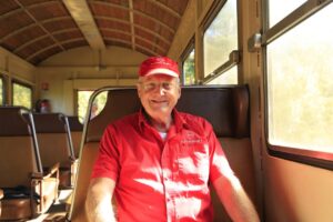 le train rouge et jaune in de pyreneeën