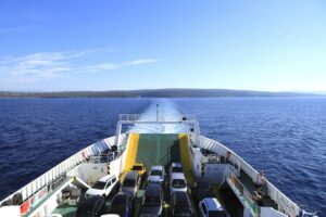 Ferry van Krk naar Cres in Kroatië