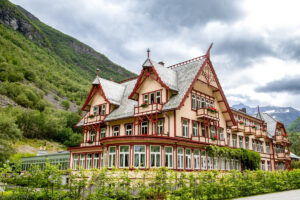 Hotel Union in Øye, Noorwegen.