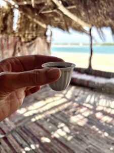 Koffieceremonie in Wadi El Gemal